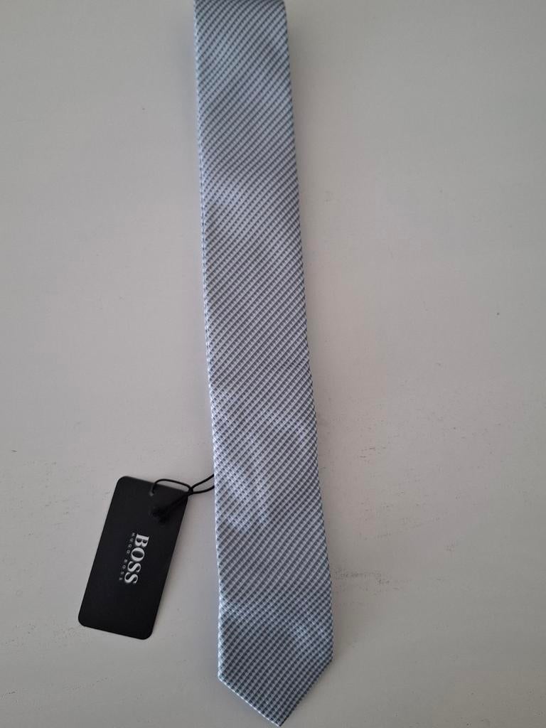 Nieuwe BOSS stropdas - Lichtblauw geruit, Kleding | Heren, Stropdassen, BOSS, Blauw, Nieuw, Ophalen of Verzenden