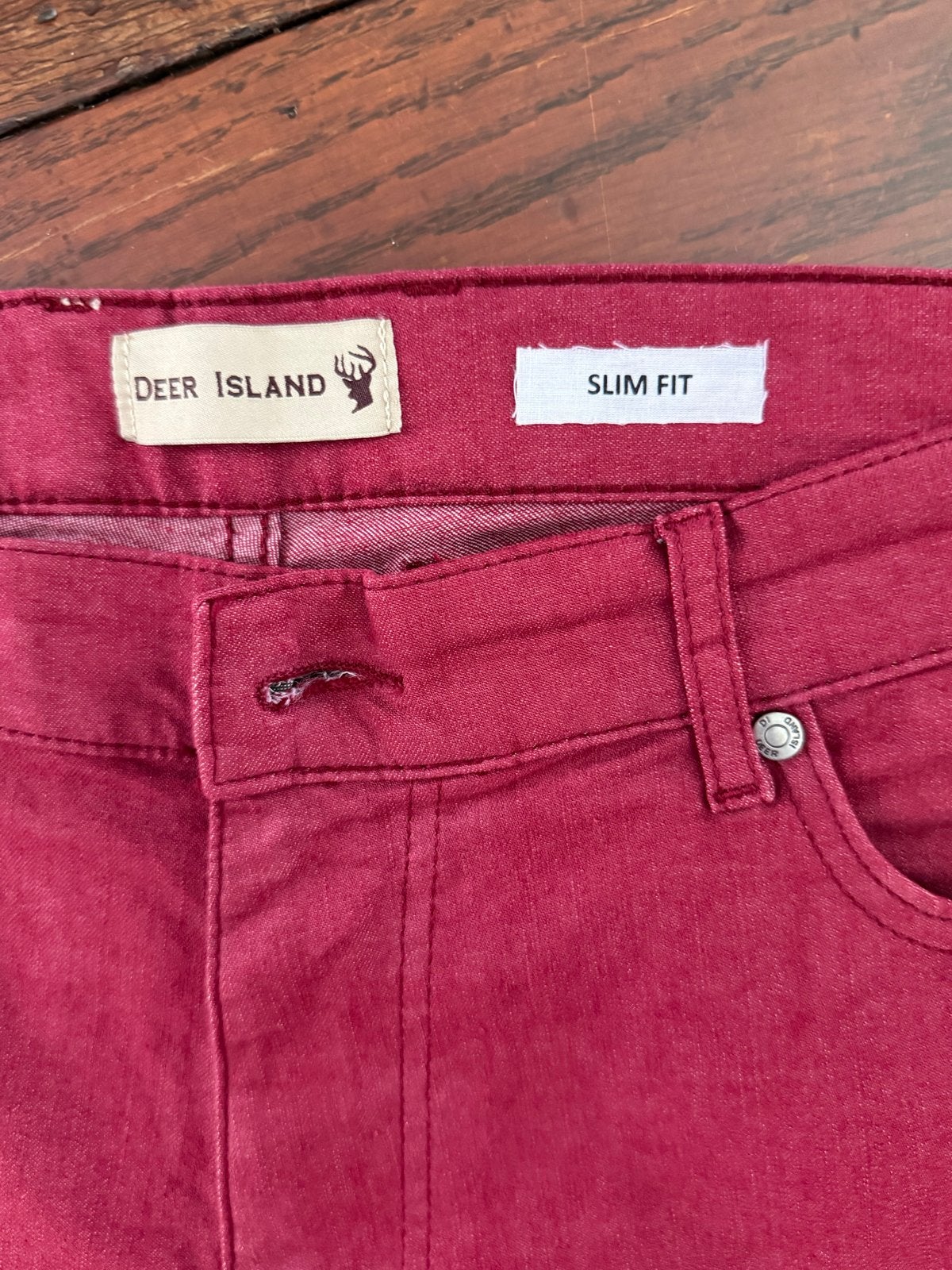 Dames Deer Island Slim Fit Jeans - Maat 34 nieuw, Kleding | Dames, Nieuw, Ophalen of Verzenden, Maat 34 (XS) of kleiner, Lang
