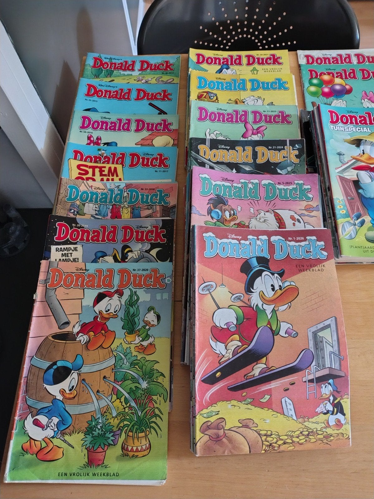 Zomervakantie Donald Duck Katrien Duck strips pakket, Boeken, Meerdere comics, Ophalen, Gelezen, Europa