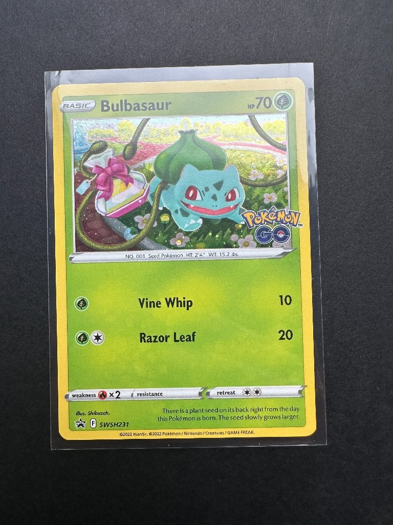 Bulbasaur SWSH231, Ophalen of Verzenden, Nieuw, Losse kaart, Foil