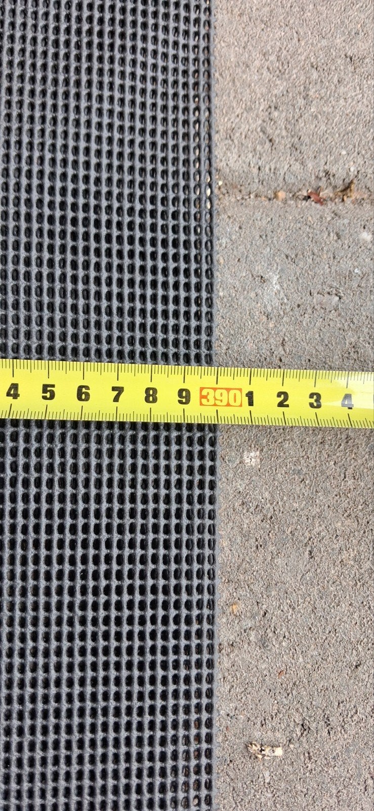 antracietgrijs voortent tapijt 390 cm - 250 cm, Ophalen, Gebruikt