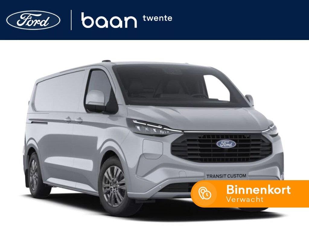 Ford Transit Custom 320 2.5 PHEV L2H1 Limited | AGR stoel |, Auto's, 12 maanden, Zwart, 4 cilinders, Plug-in hybride