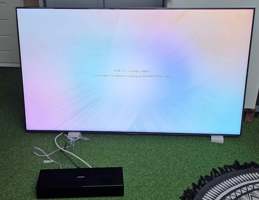 Samsung TV 55 inch met One Connect Box, Strepen DEFECT, Ophalen, 100 cm of meer, Samsung, Smart TV