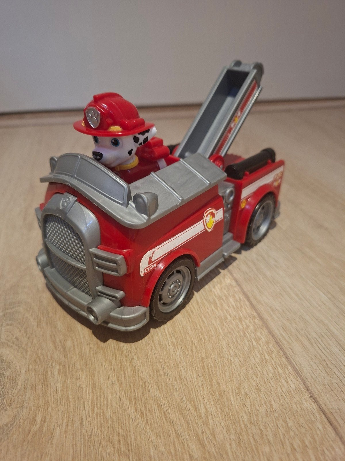Paw Patrol Marshall Brandweerwagen Speelgoed, Ophalen of Verzenden, Gebruikt