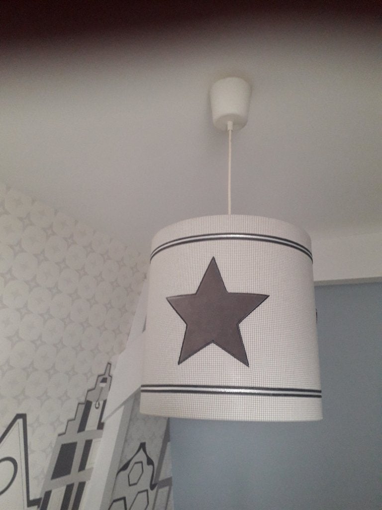 Little dutch kinder lampenkap met ster, Ophalen, Gebruikt, Little Dutch, Grijs