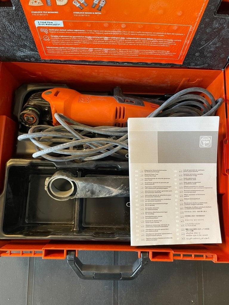 Fein Multitool in L-Boxx  – Zo goed als nieuw / Losse set, DEVENTER, Zo goed als nieuw, Kansenkoop@gmail.com, KANS&KOOP