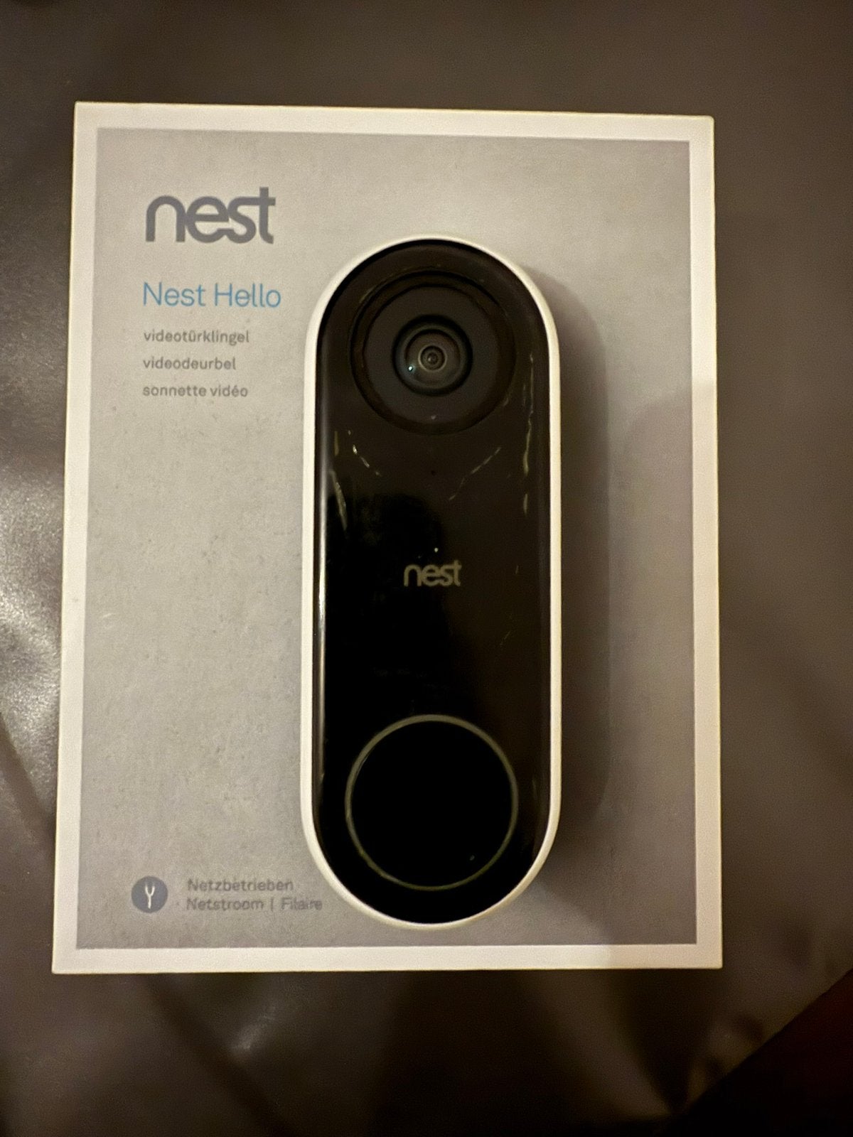 Nest Hello deurbel, Huis en Inrichting, Ophalen of Verzenden, Ingebouwde camera, Gebruikt, Bedraad