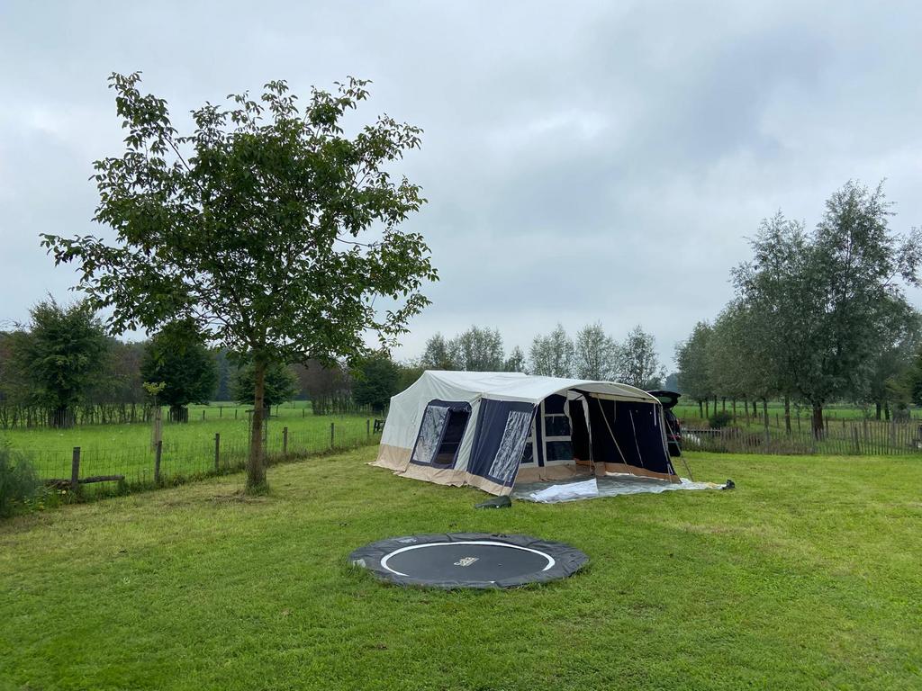 Trigano odyssee GL 2018, vouwwagen, Caravans en Kamperen, Vouwwagens, Ophalen, Trigano, Beige, Aanwezig