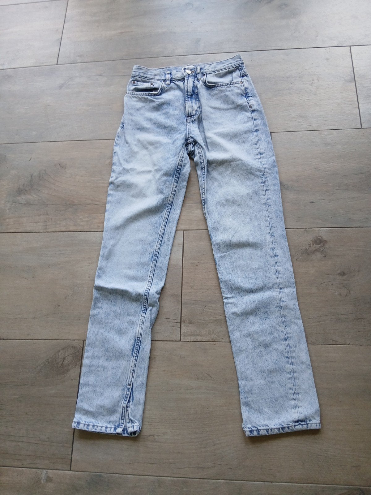 Costes jeans met splitjes onderaan, Blauw, Ophalen of Verzenden, Zo goed als nieuw, W28 - W29 (confectie 36)