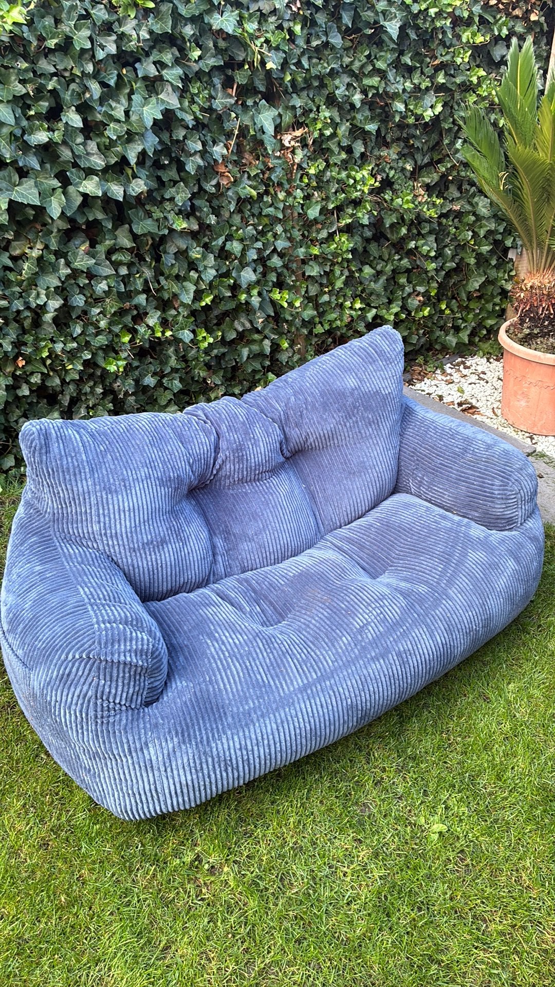 Bankje blauw, Ophalen of Verzenden, Nieuw, Blauw, Zitzak