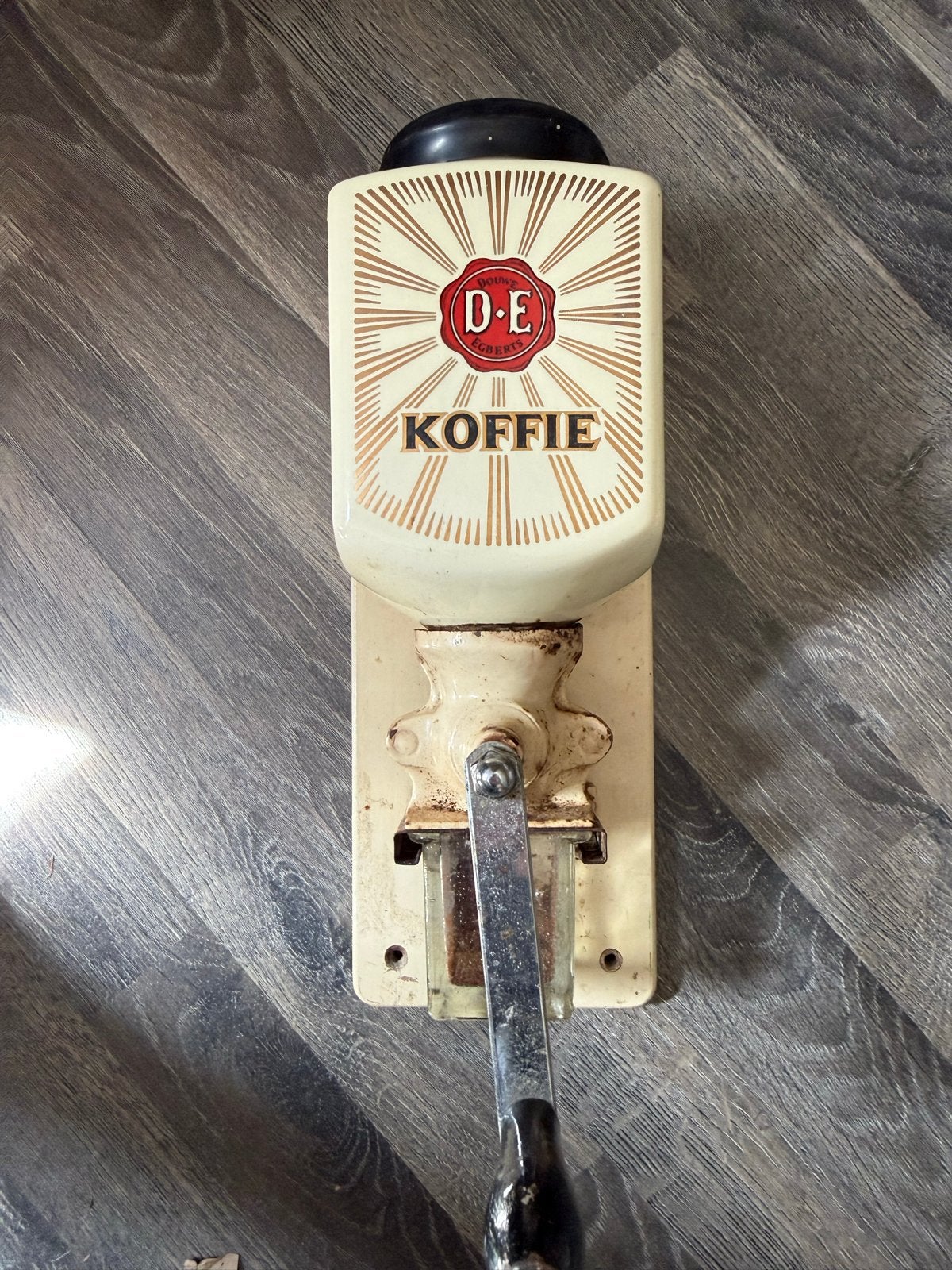 Vintage Douwe Egberts Koffiemolen - Wandmodel, Ophalen of Verzenden