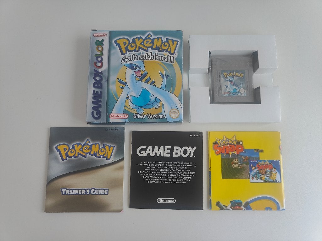 Pokémon Silver Nintendo Gameboy Color GBC Compleet Origineel, Spelcomputers en Games, Nintendo, Nintendo, Nintendo, Verzenden