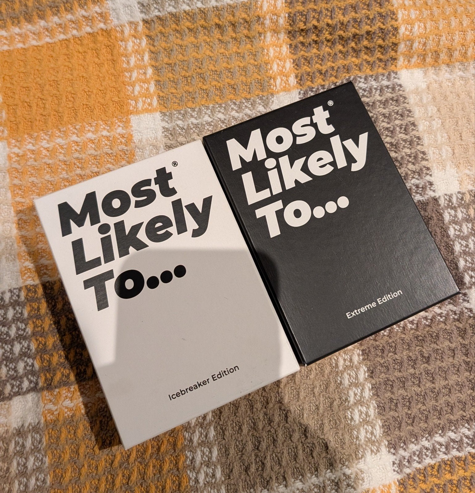Most Likely Too: Icebreaker & Extreme Edition (2 spellen), Een of twee spelers, Ophalen of Verzenden, Zo goed als nieuw, Reisspel