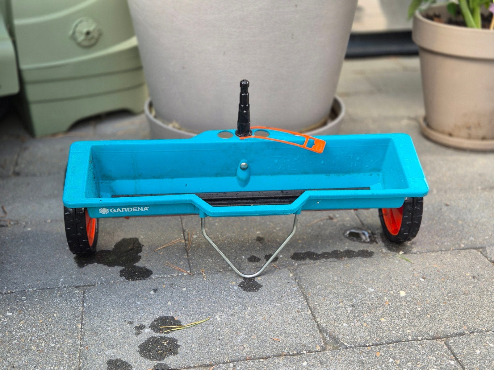 Gardena strooiwagen, Tuin en Terras, Ophalen, Zo goed als nieuw, Gardena
