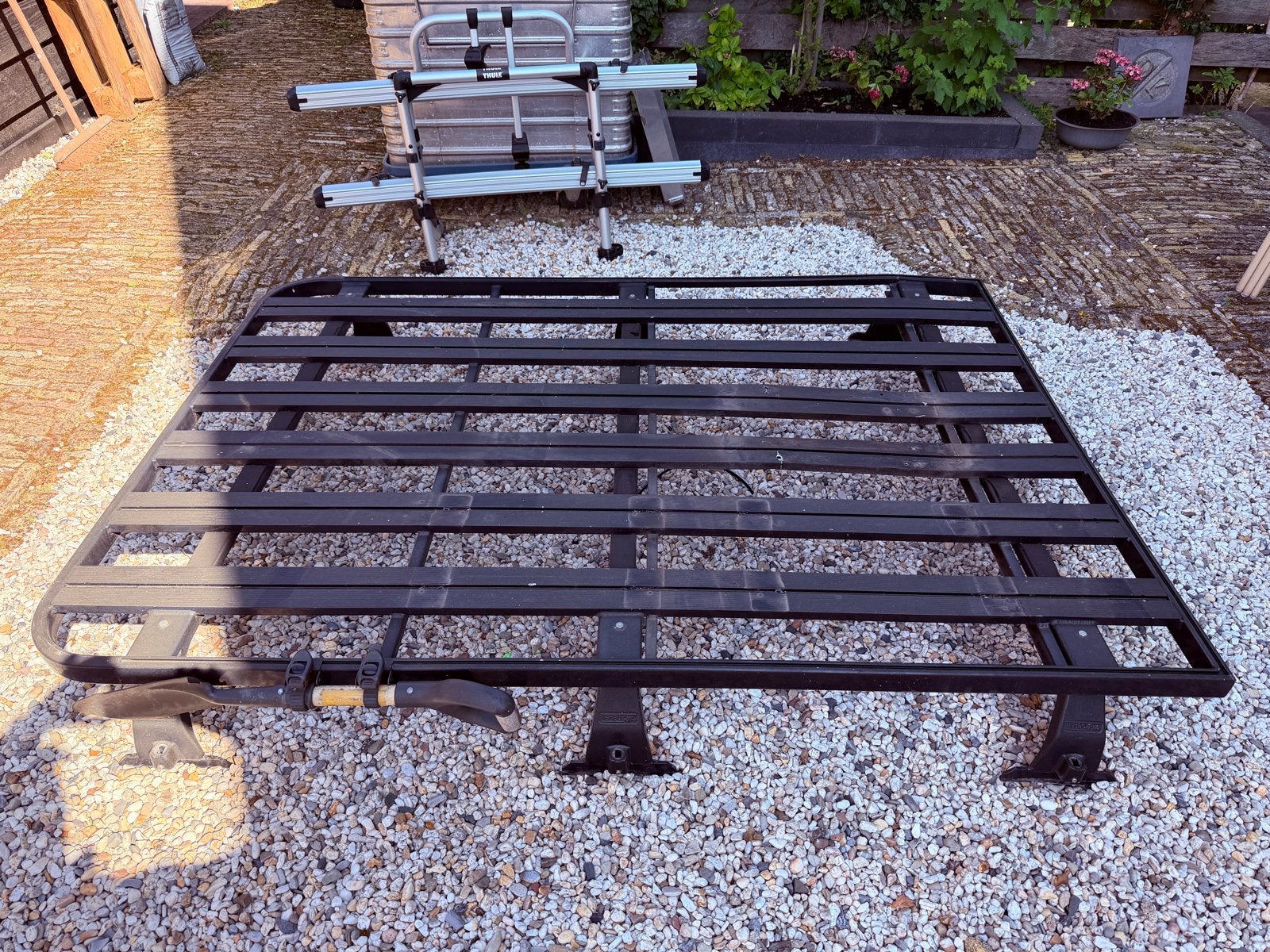 Stevige aluminium imperiaal,Tembo voor Landrover Defender 90, Ophalen, Gebruikt