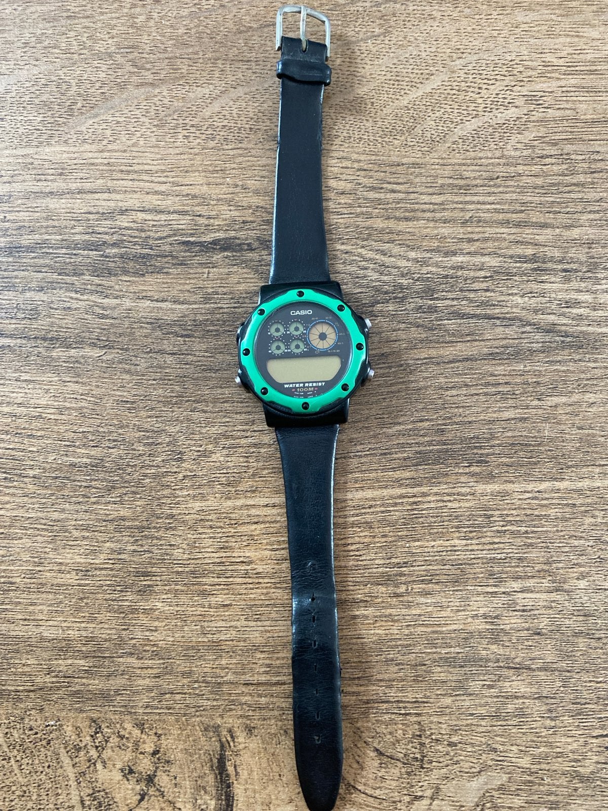Casio PGW-92 - Vintage Waterbestendig, Sieraden, Tassen en Uiterlijk, Horloges | Heren, Casio, Kunststof, Verzenden, Polshorloge