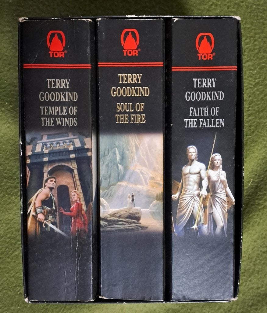 Terry Goodkind-The sword of truth-box 1 (+ box 2 gratis), Ophalen of Verzenden, Gelezen, Terry Goodkind