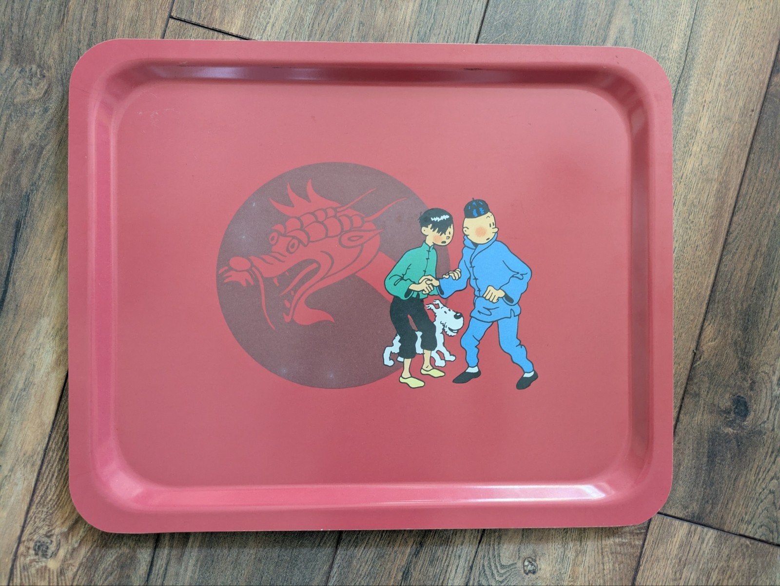 Dienblad Kuifje / Tin Tin 38x48cm, Ophalen, Kunststof, Met afbeelding/tekst, Dienblad