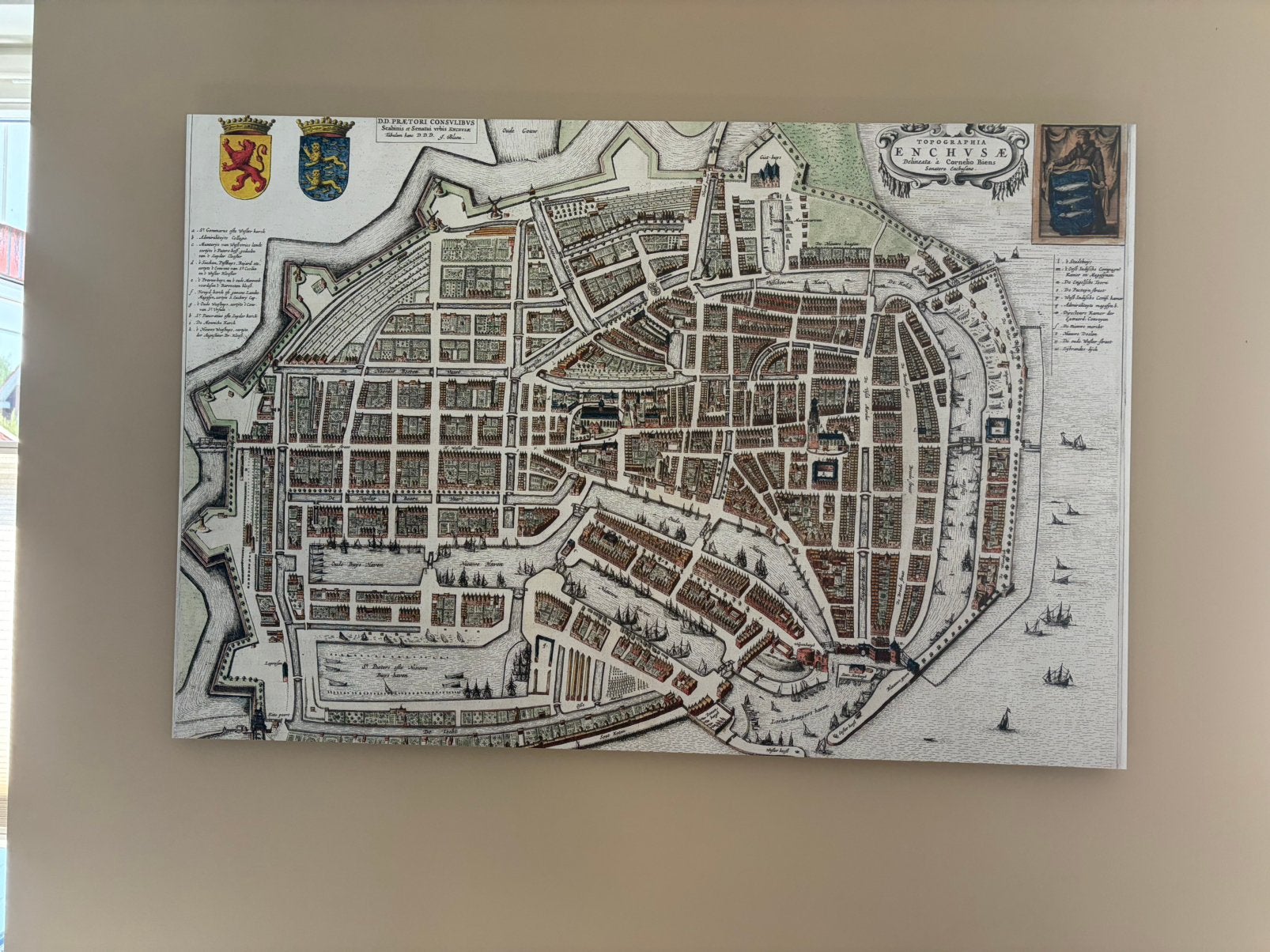 Forex schilderij Enkhuizen 80x120, Ophalen, Overige materialen, Overige technieken, Landschap