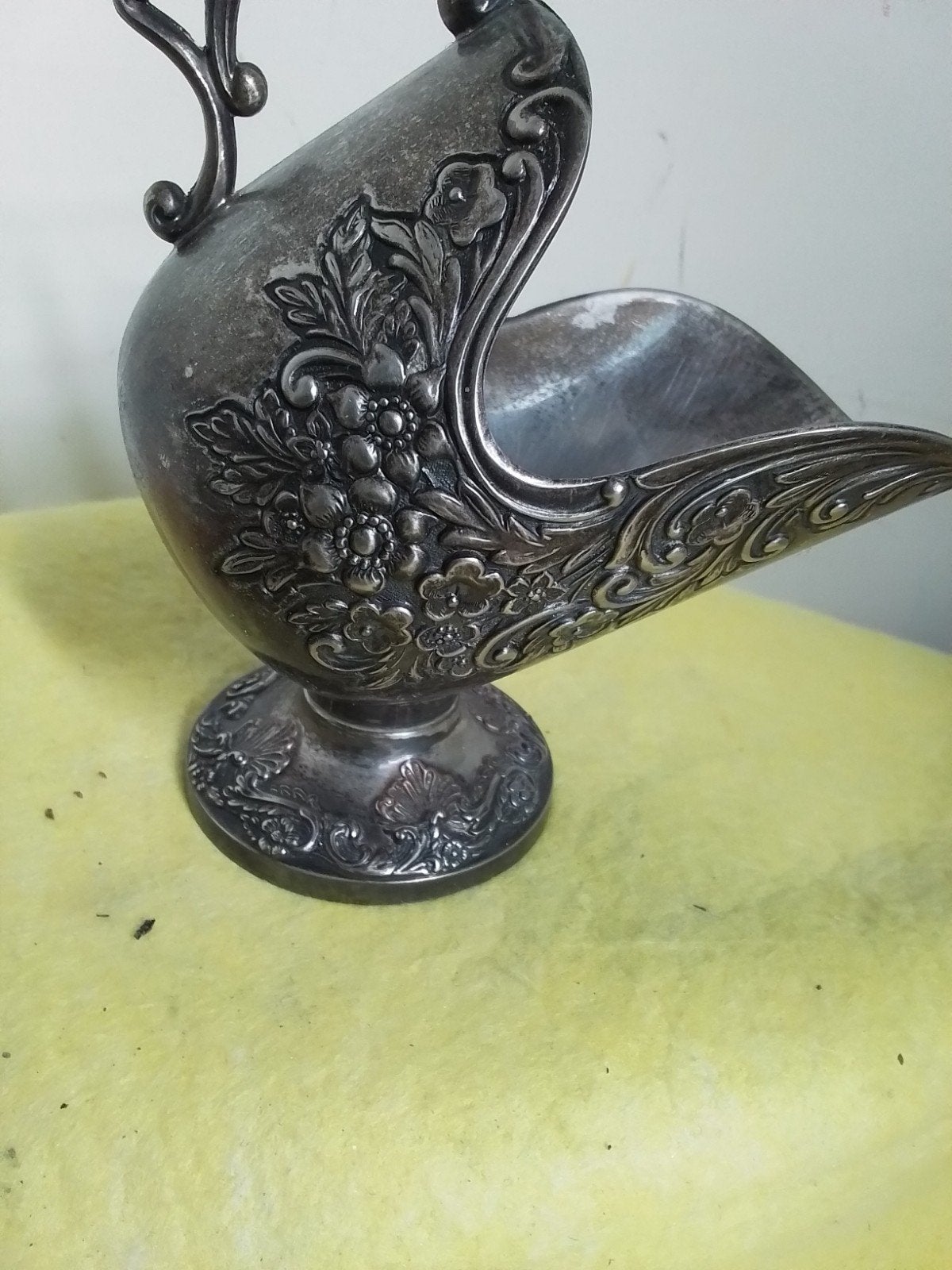 16005) mooi verzilverde  suikerpot  Leonard, Antiek en Kunst, Ophalen of Verzenden