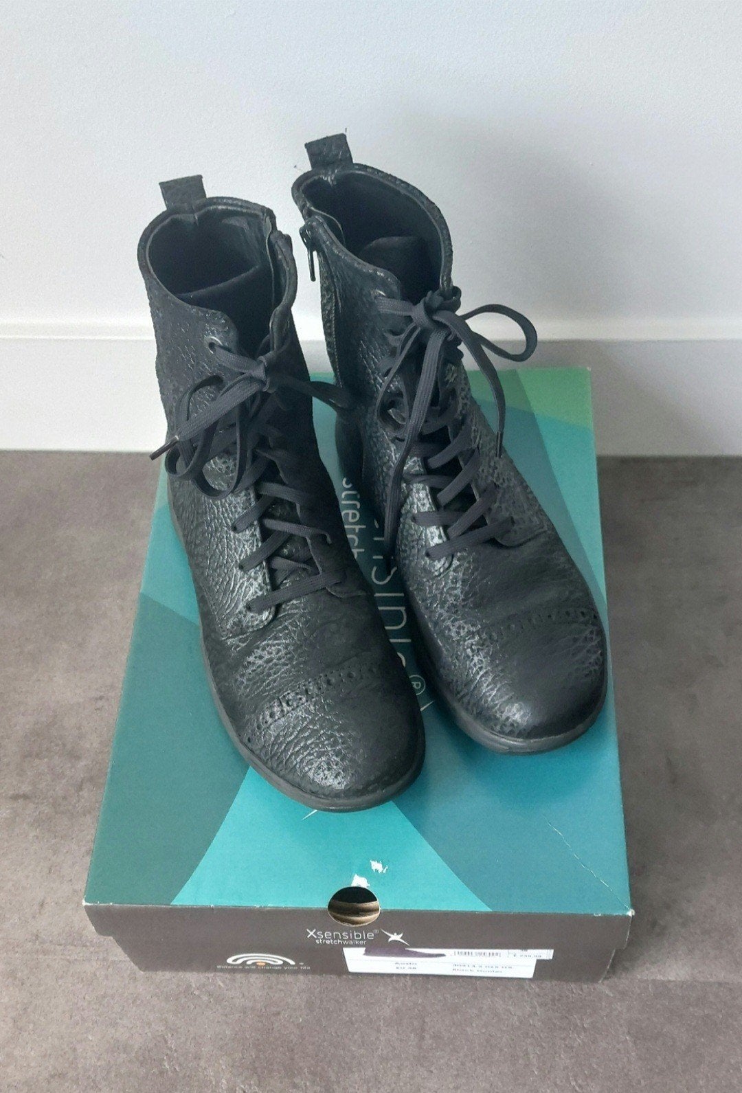 Z.g.a.n. Xsensible stretchwalker Aosta maat 38, Ophalen, Zo goed als nieuw, Zwart, Sneakers of Gympen