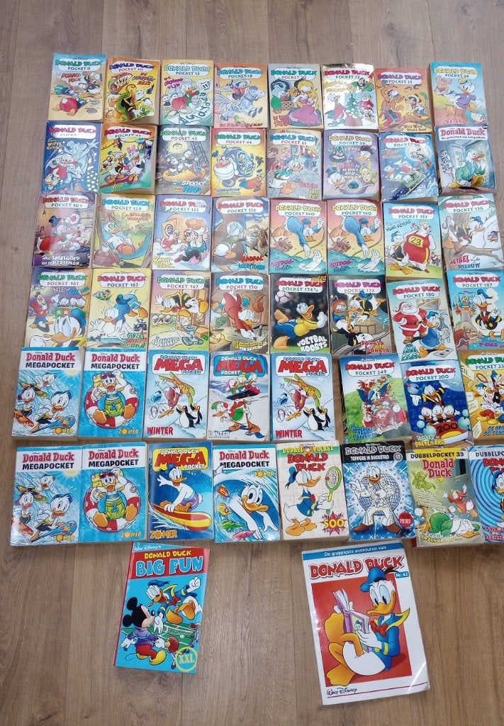 50 Donald Duck pockets, Boeken, Meerdere stripboeken, Ophalen, Gelezen