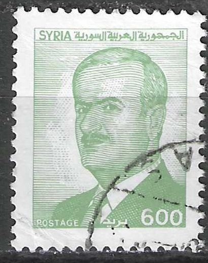 Syrie 1987 - Yvert 817 - Hafiz al-Assad - 600 pi. (ST), Verzenden, Gestempeld, Midden-Oosten