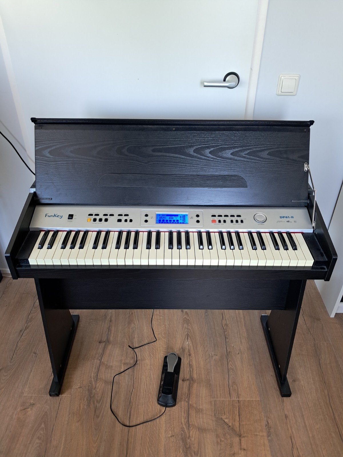 Elektrische piano,  FunKey,  DP61-II, Ophalen, Gebruikt, Zwart