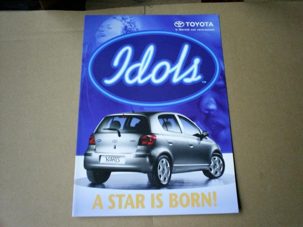Toyota Yaris Idols 8 / 2003 4 pag., Verzenden, Zo goed als nieuw, Toyota