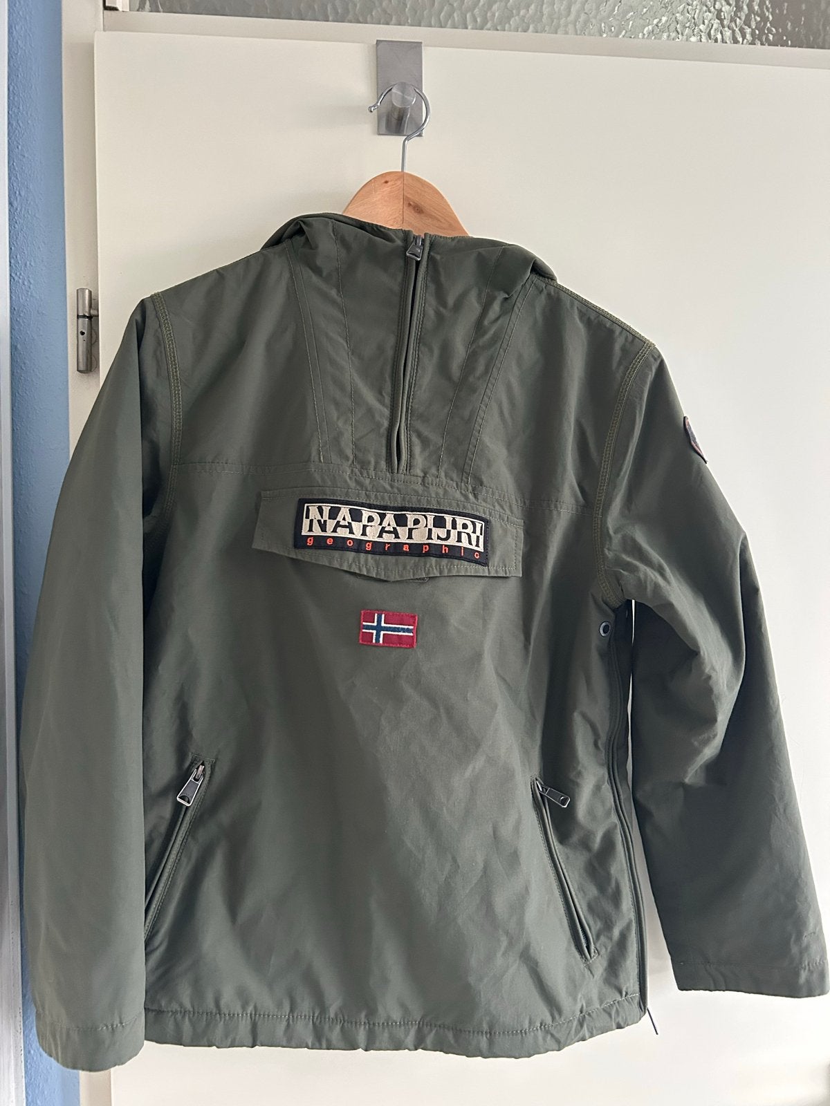 Napapijri Skidoo jas maat 152 Groen, Ophalen of Verzenden, Zo goed als nieuw, Maat 34 (XS) of kleiner, Groen