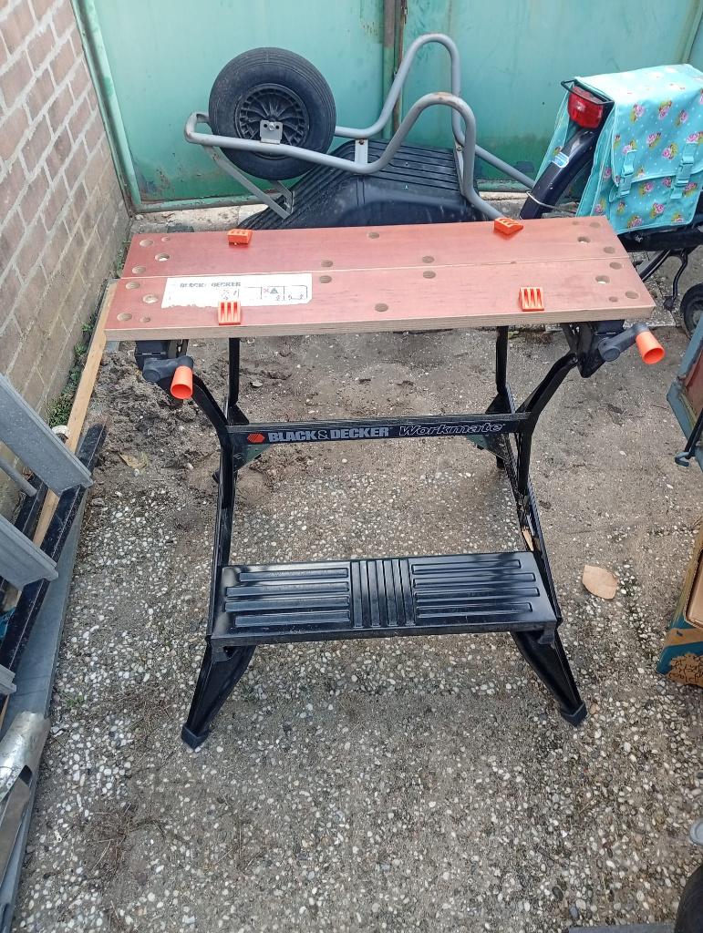 Workmate Black & Decker 626, Doe-het-zelf en Verbouw, Werkbanken, Ophalen, Gebruikt, Minder dan 70 cm, Inklapbaar