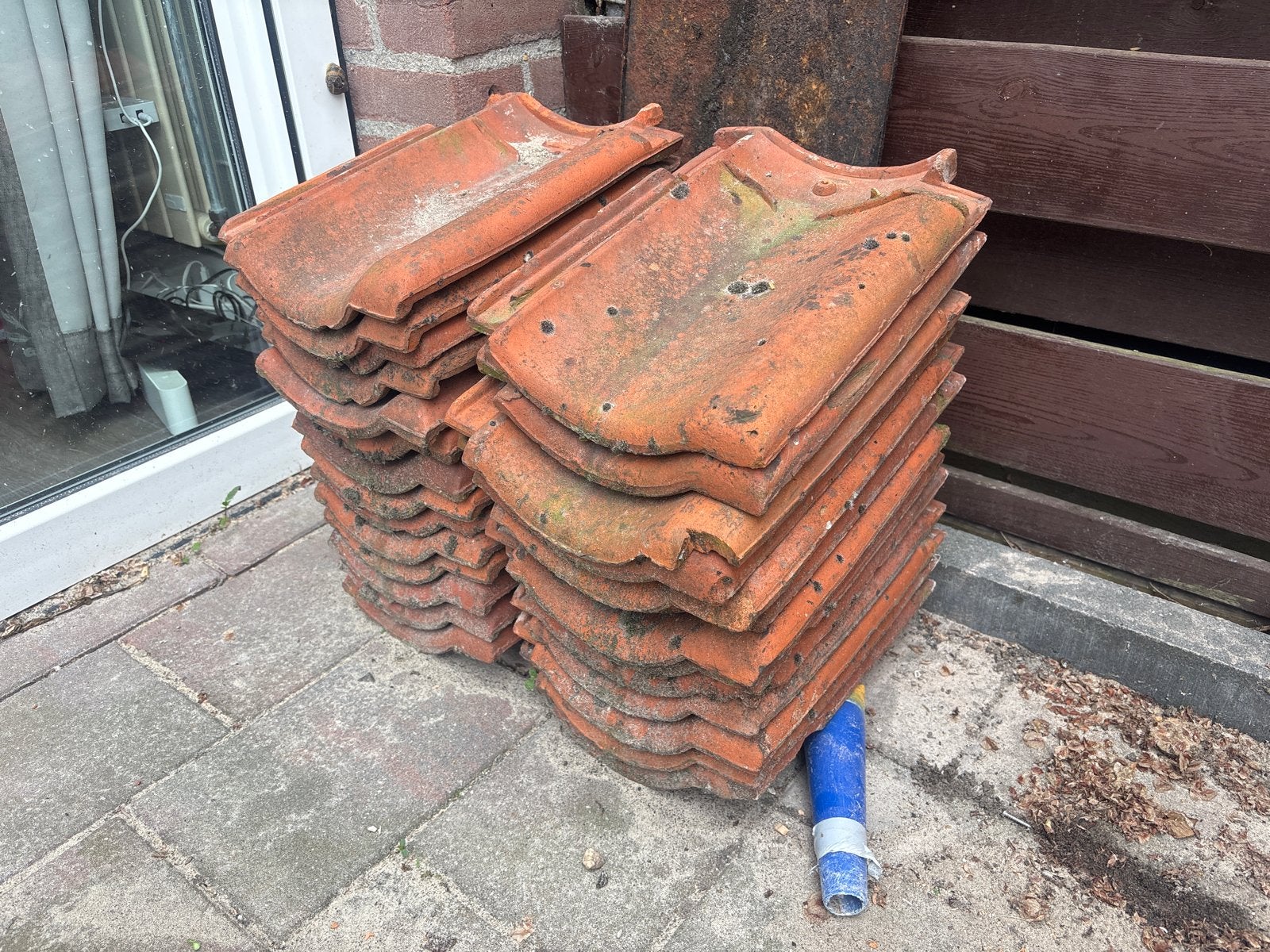 Rode dakpannen *gratis*, Ophalen, Rood, Steen of Klei, Dakpannen