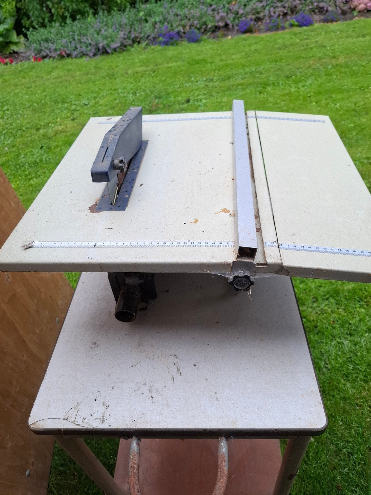 Tafel zaagmachine evt.met transportkar., Doe-het-zelf en Verbouw, Gereedschap | Zaagmachines, Ophalen, Gebruikt, Cirkelzaag, 30 tot 70 mm