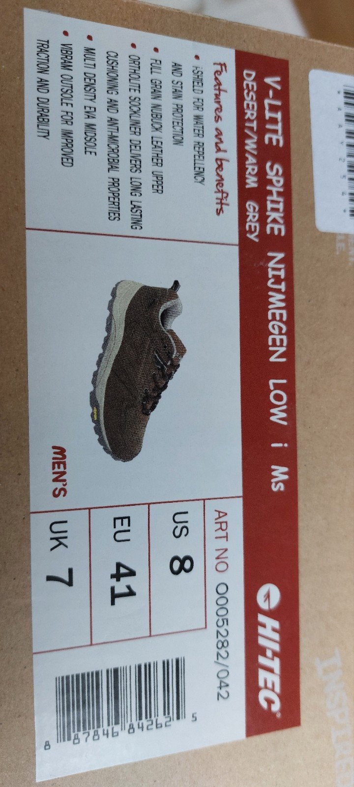 Nieuw in doos Hi-tec V-Lite Nijmegen maat 41, Ophalen of Verzenden, Nieuw, Schoenen