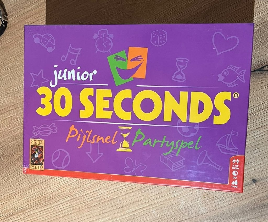 30 Seconds Junior - Ongeopend, in het folie, Hobby en Vrije tijd, Gezelschapsspellen | Bordspellen, Ophalen of Verzenden, Nieuw