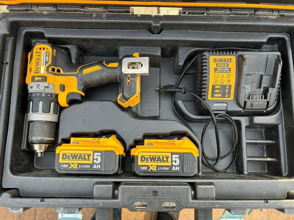 DeWalt DCD796P2K klopboormachine schroefmachine, Ophalen of Verzenden, Gebruikt, Boor- en Schroefmachine, Klopboormechanisme