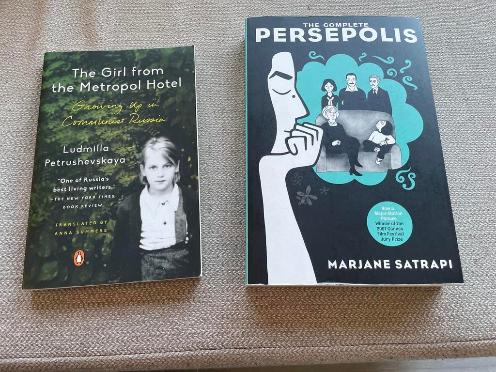 Boeken: The Girl from the Metropol Hotel & Persepolis, Ophalen of Verzenden, Zo goed als nieuw, Wereld overig