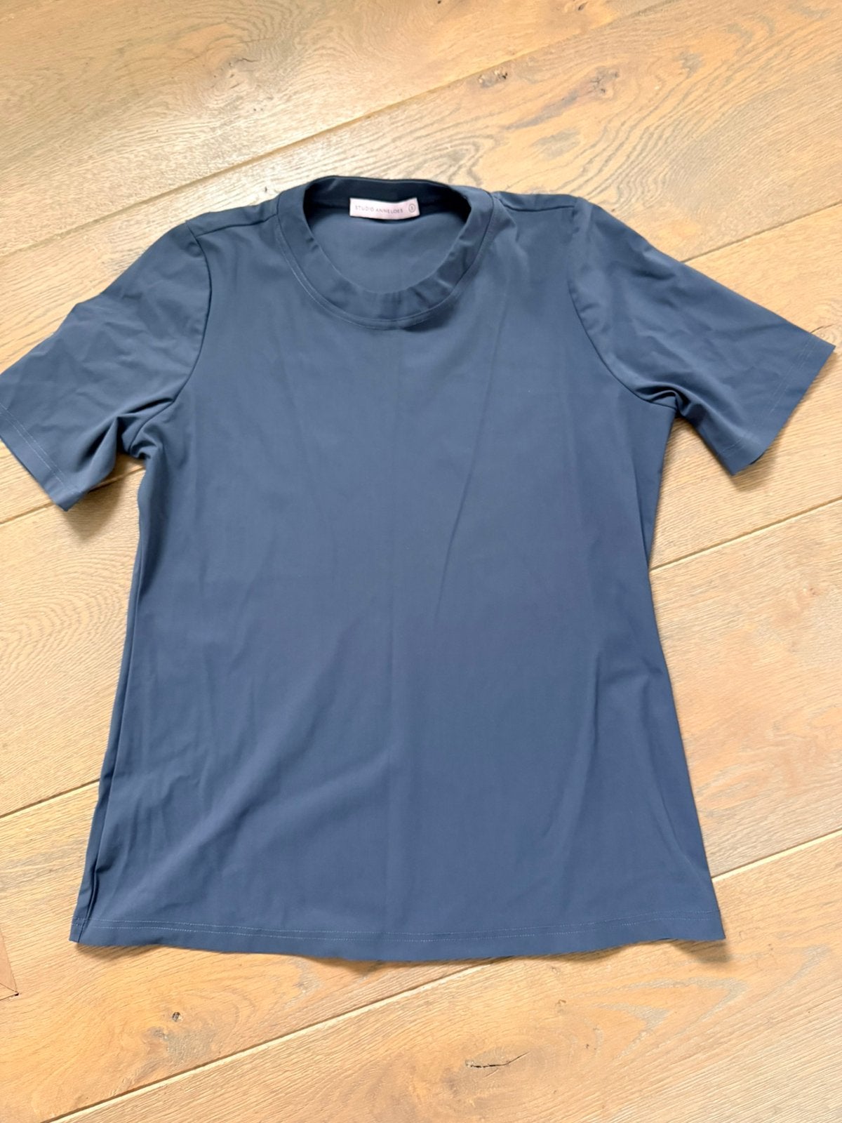 Studio Anneloes shirt antracite maat S, Kleding | Dames, Ophalen of Verzenden, Zo goed als nieuw, Korte mouw, Maat 36 (S)