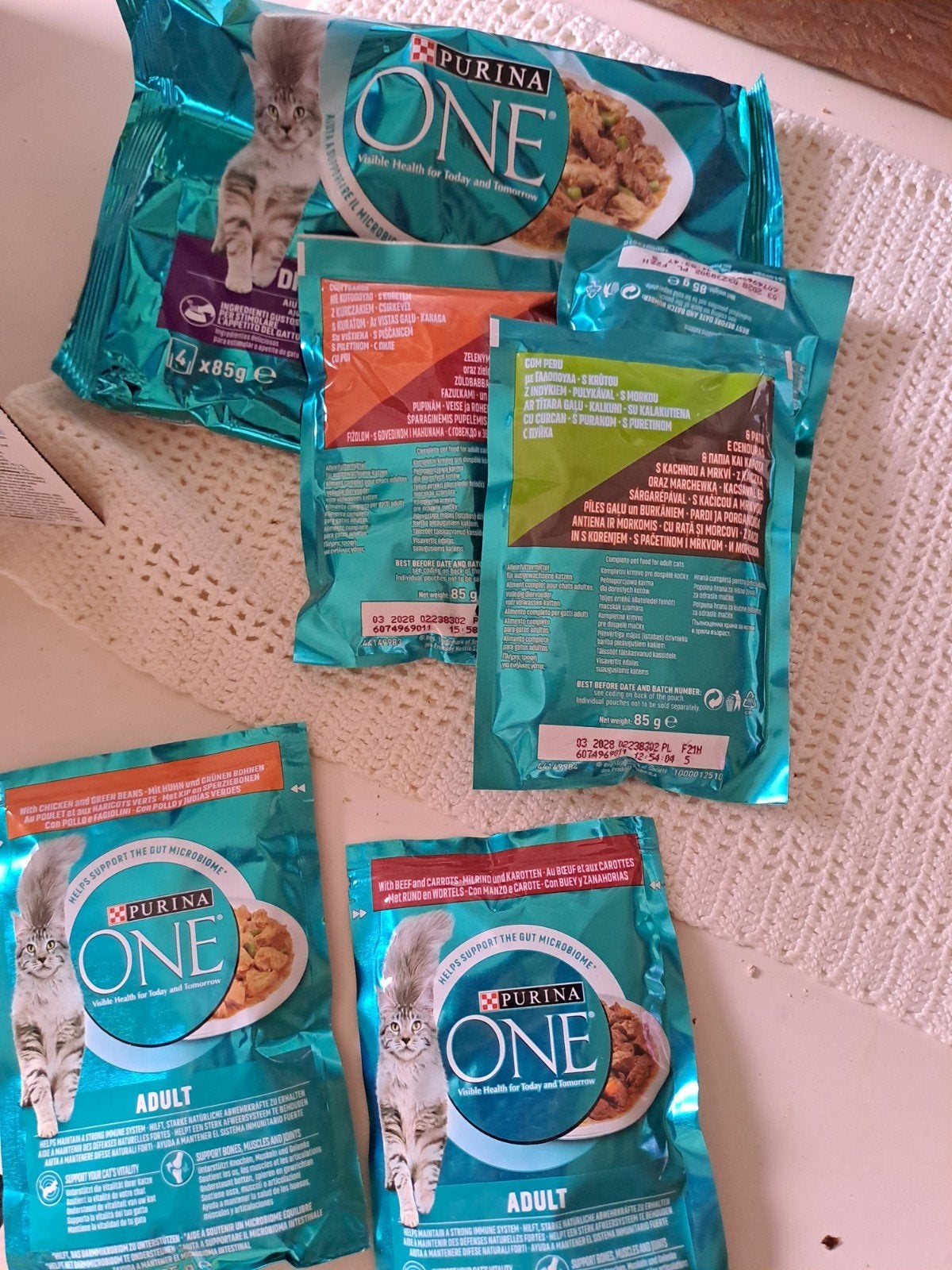 22 Zakjes natvoer kat - hydracare pro plan en purina, Dieren en Toebehoren, Ophalen, Kat