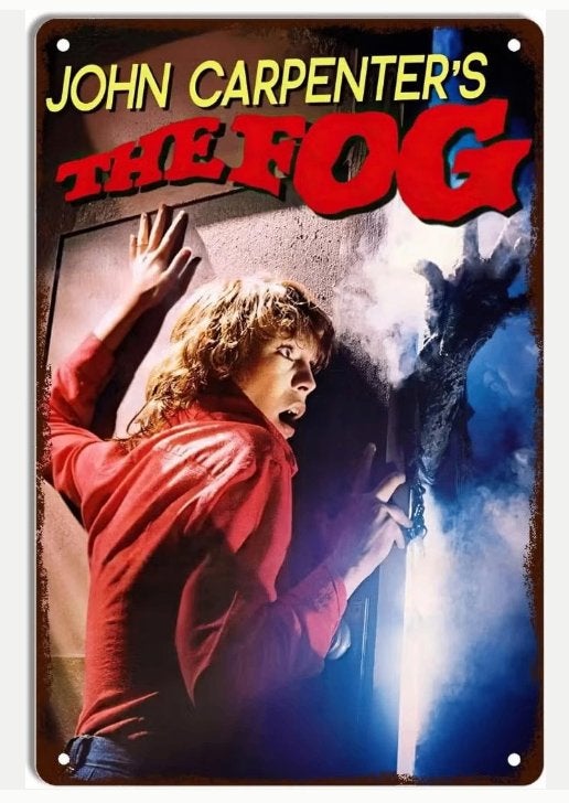 Vintage metalen bordje The Fog (30x20cm), Ophalen of Verzenden, Nieuw, Reclamebord
