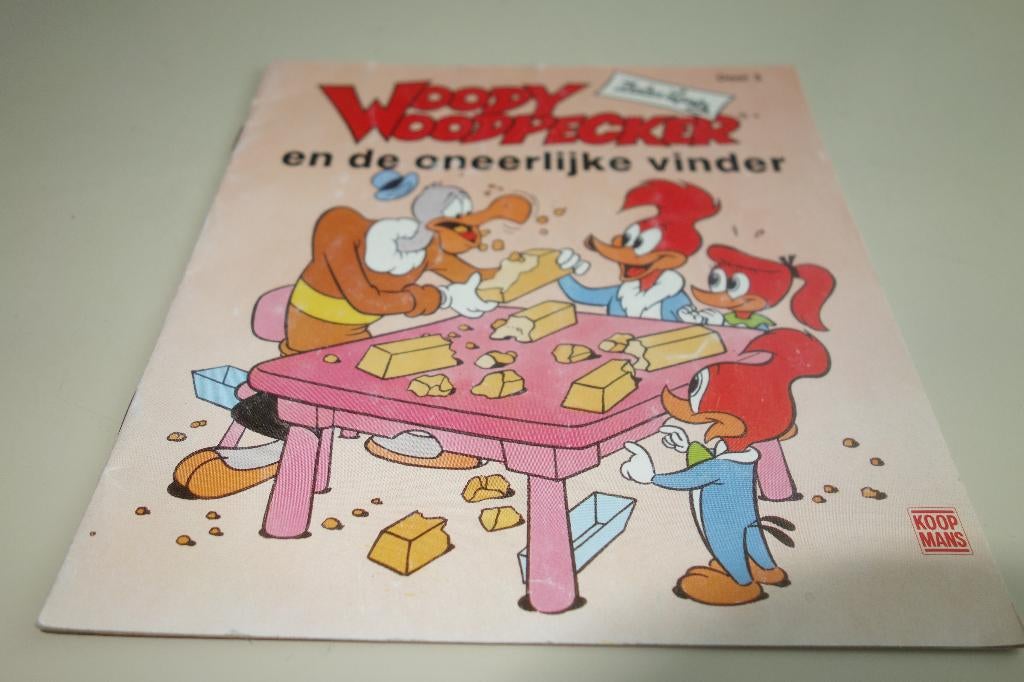 Woody Woodpecker en de oneerlijke vinder, Gelezen, Eén stripboek, Ophalen of Verzenden, Walter Lantz