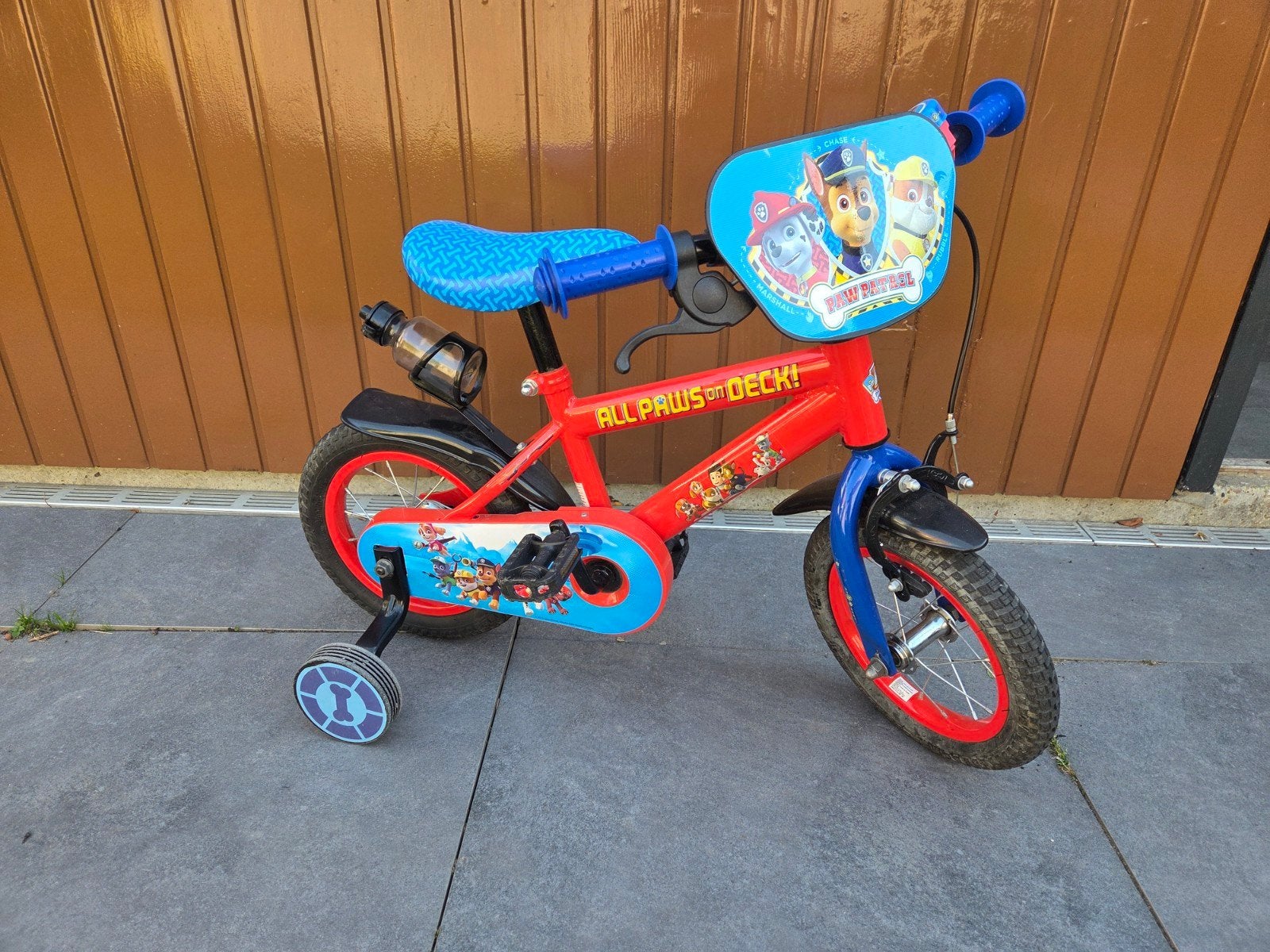 Paw Patrol kinderfiets 12 inch met zijwielen, Fietsen en Brommers, Fietsen | Kinderfietsjes, Ophalen, Gebruikt, Minder dan 16 inch