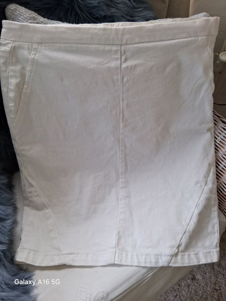 Rokje, Maat 38/40 (M), Wit, Ophalen of Verzenden, Zo goed als nieuw