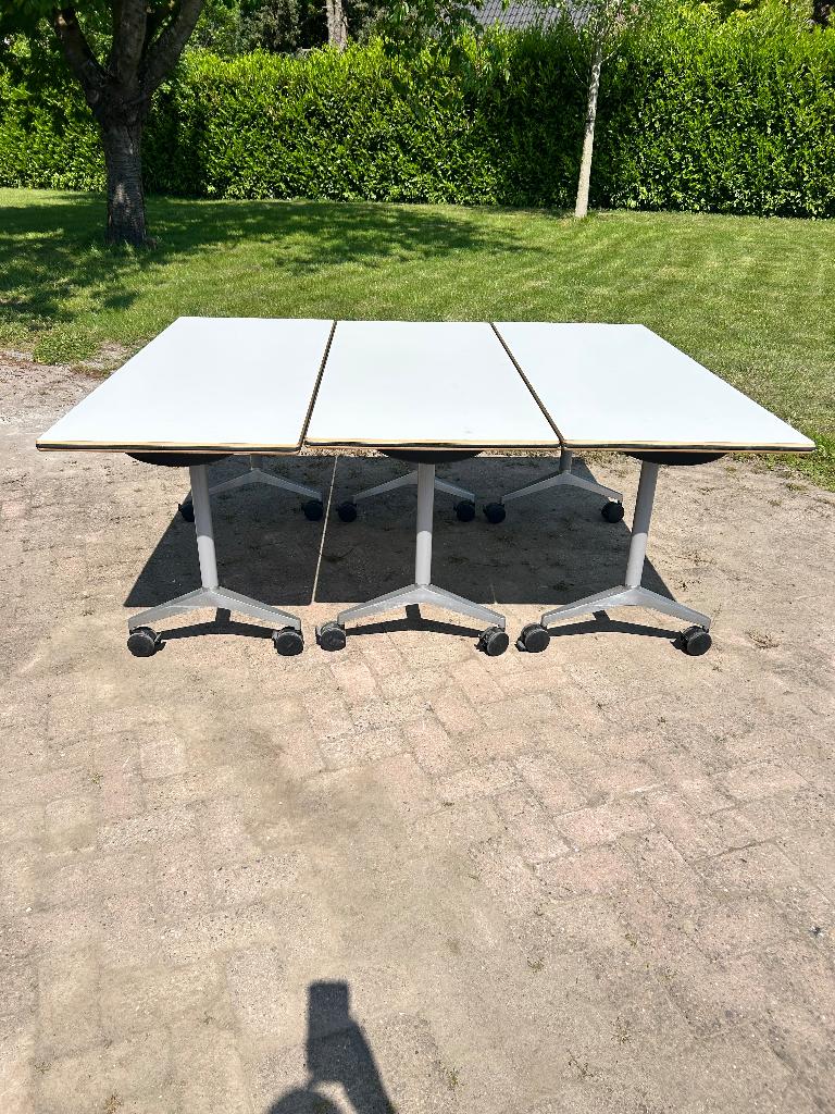 Professionele Wilkhahn Timetable vergader-/klaptafels, Huis en Inrichting, Ophalen, Gebruikt, 150 tot 200 cm, 200 cm of meer