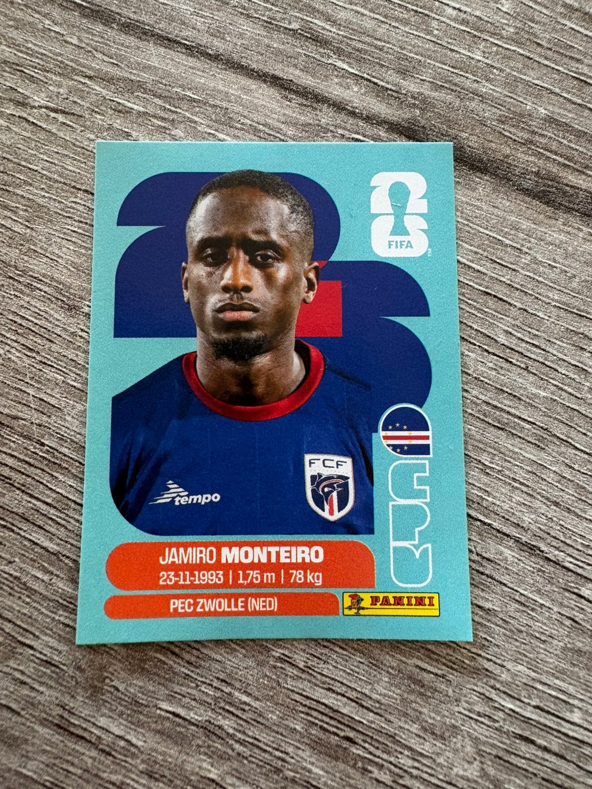 Panini wk 2026 jamiro monteiro, Verzamelen, Ophalen of Verzenden, Zo goed als nieuw