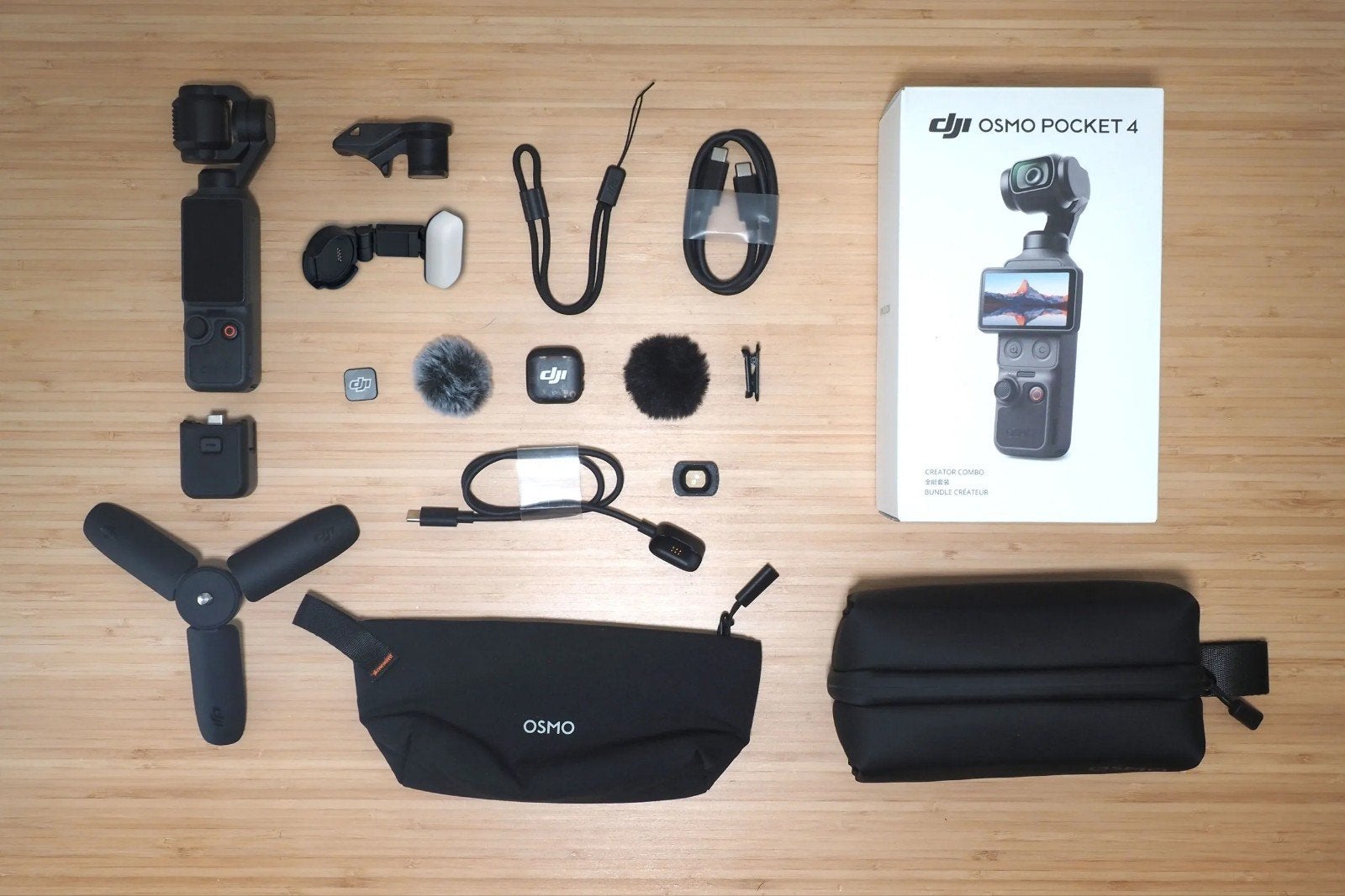 DJI Osmo Pocket 4 Creator Combo - Zo goed als nieuw, Overige merken, Overige soorten, Zo goed als nieuw, Externe microfoon