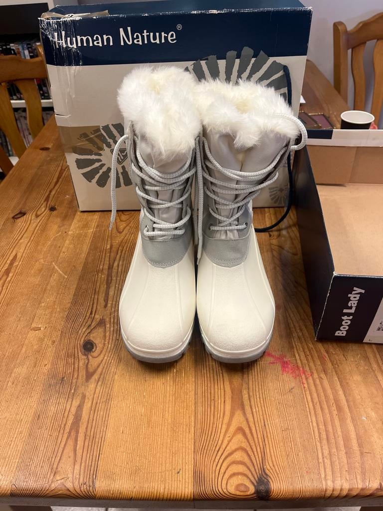 Nieuwe Human Nature Sneeuwlaarzen Maat 41, Kleding | Dames, Schoenen, Nieuw, Snowboots, Wit, Ophalen of Verzenden