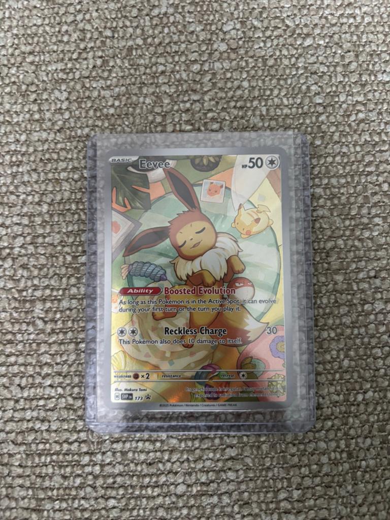 Pokemon tcg eevee svp 173, Ophalen of Verzenden, Losse kaart