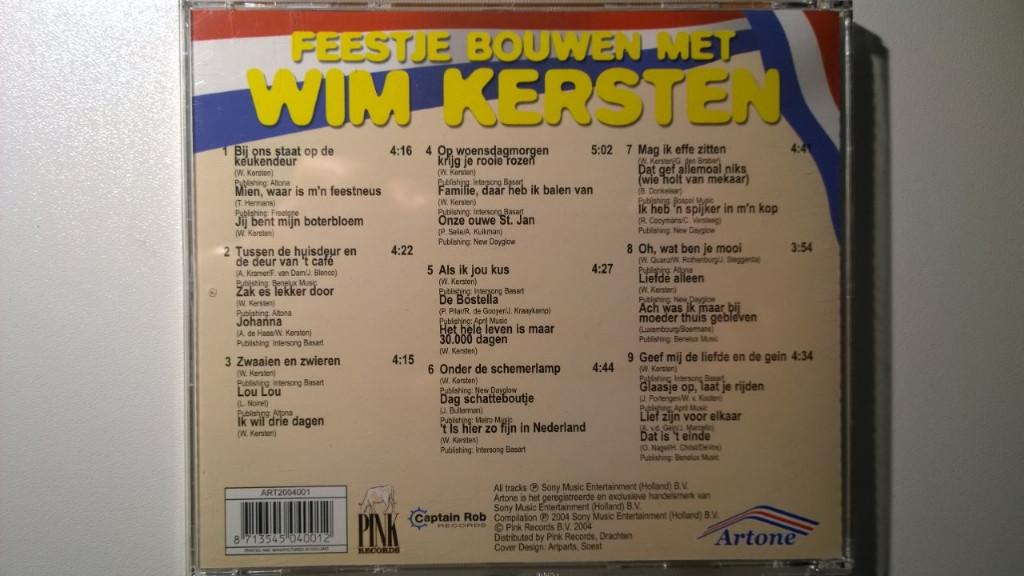Wim Kersten - Feestje Bouwen Met, Cd's en Dvd's, Cd's | Nederlandstalig, Ophalen of Verzenden, Zo goed als nieuw, Pop