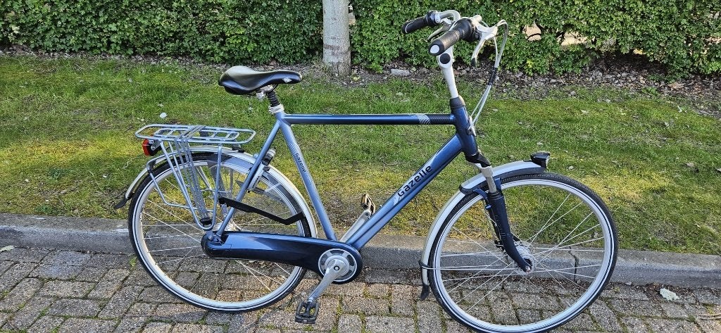 Gazelle Grenoble C7 Herenfiets, Ophalen, Versnellingen, Zo goed als nieuw, 61 tot 65 cm